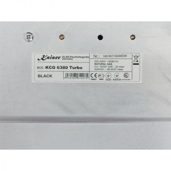 ������� �������� ����������� Kaiser KCG 6380 Turbo - �������� 3