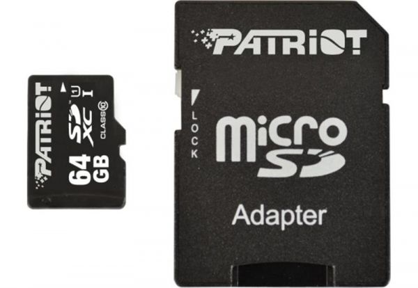  '  ' Patriot 64GB microSD class10 UHS-1 (PSF64GMCSDXC10) -  1