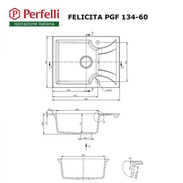 134-60 WHITE FELICITA PGF ����� ������� �������� Perfelli - �������� 5