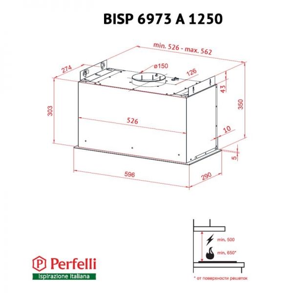  Perfelli BISP 6973 A 1250 BL LED Strip -  7