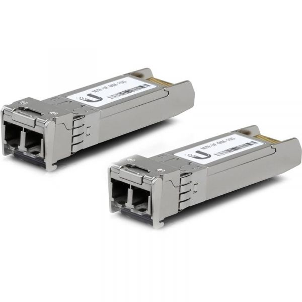  SFP Ubiquiti MM, LC module, 10 Gbps, 850nm, 0.3km * 2 (UF-MM-10G) -  1