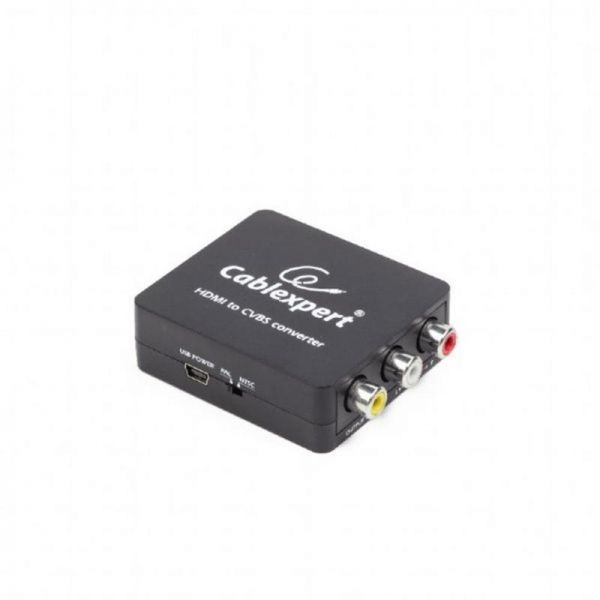  HDMI (M) - 3xRCA (F), Cablexpert, Black (DSC-HDMI-CVBS-001) -  1