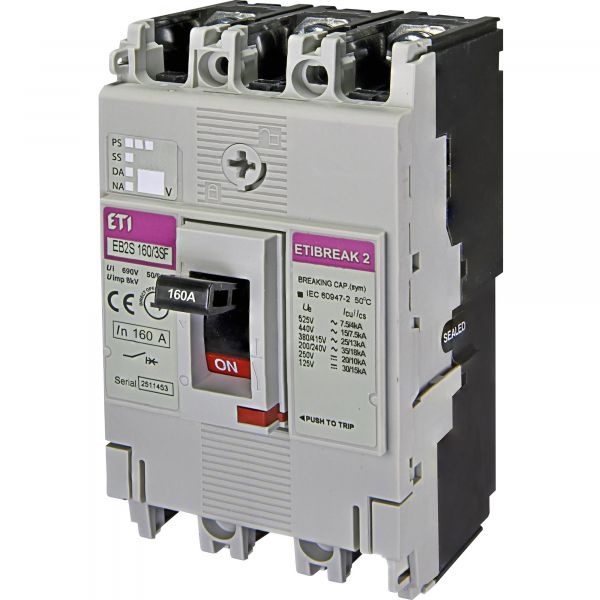 �������������� ����������� ETI EB2S 160/3SF 160A 3p (25 kA) (4671837) - �������� 1