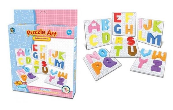  Same Toy Puzzle Art Alphabet (5990-3Ut) -  1