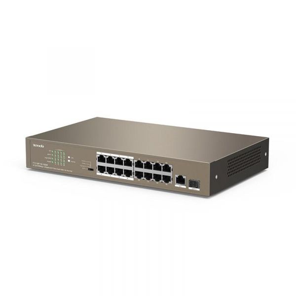 ���������� TENDA TEF1118P-16-150W (16xFE PoE, 1xGE/SFP, 135�� max) - �������� 2