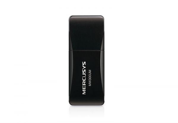   USB Mercusys MW300UM Wi-Fi 802.11n 300Mb, Pico, USB -  1