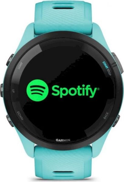 �����-���� Garmin Forerunner 265 Black Bezel with Aqua Case and Aqua/Black Silicone Band (010-02810-12) - �������� 4