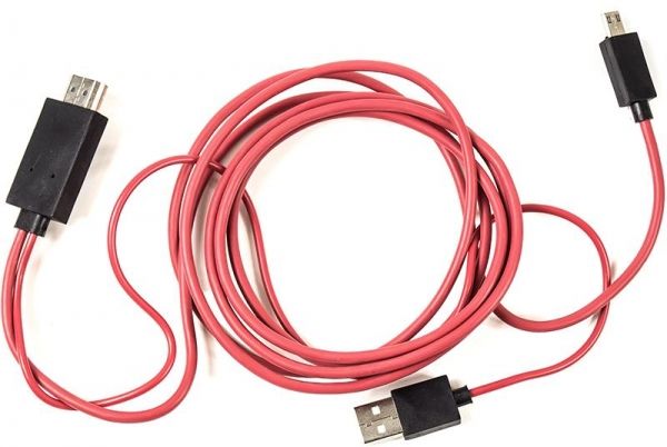 PowerPlant (CA910861) microUSB-HDMI+USB, 2, Red -  2