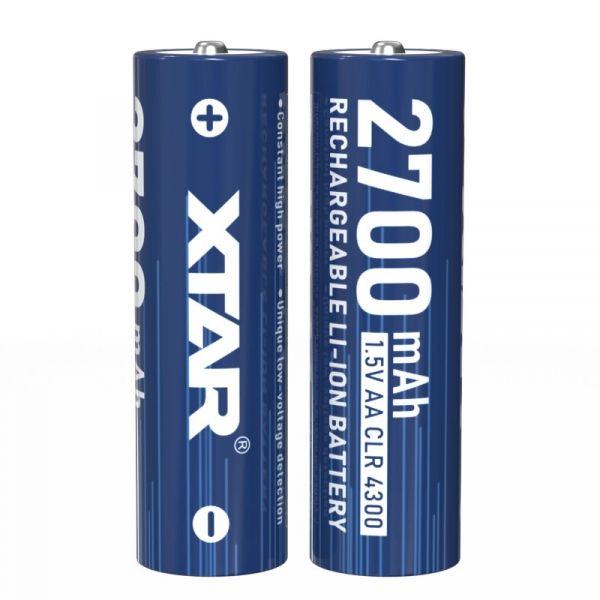 ����������� XTAR AA/HR06 Li-ion 2700mAh 4 ��. - �������� 1
