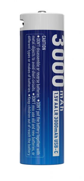 ����������� XTAR AA/HR06 Li-ion USB-C 3000 mAh 4 ��. - �������� 1