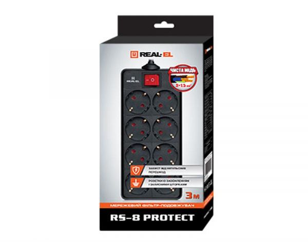 ������ ������� REAL-EL RS-8 PROTECT 3.0m ������ UAH - �������� 4