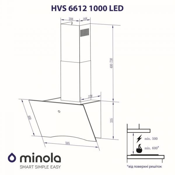 ������� Minola HVS 6612 1000 WH LED - �������� 8