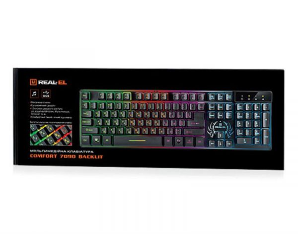 ���������� REAL-EL Comfort 7090 Backlit USB - �������� 5