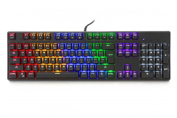 ��������� Motospeed CK107 Outemu Blue RGB Ukr Black (mtk96mb) - �������� 1