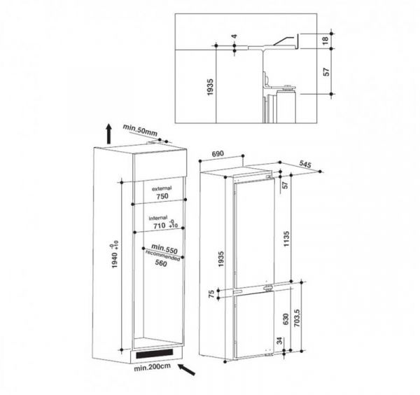 ������������ ����������� Whirlpool SP40 801 EU - �������� 3