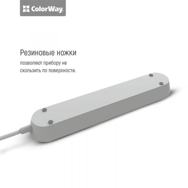 ������ ������� �olorWay (CW-CHU33B) 3 �������, 3xUSB, 1.8�, Black - �������� 11