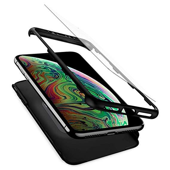 �e���-�������� Spigen Thin Fit 360 ��� Apple iPhone XS Max Black (065CS24846) + ������ - �������� 1