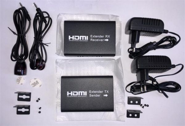 ���������� Atcom HDMI - RJ-45 (F/F), �� 120 �, Black (14157) - �������� 1