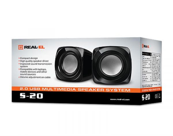   REAL-EL S-20 black -  2
