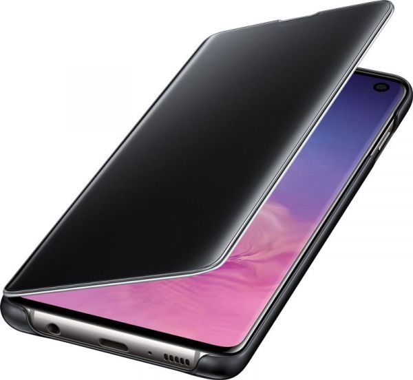 �����-������ Samsung Clear View Cover ��� Samsung Galaxy S10 SM-G973 Black (EF-ZG973CBEGRU) - �������� 4
