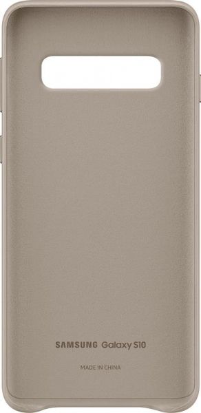 �����-�������� Samsung Leather Cover ��� Samsung Galaxy S10 SM-G973 Gray (EF-VG973LJEGRU) - �������� 4