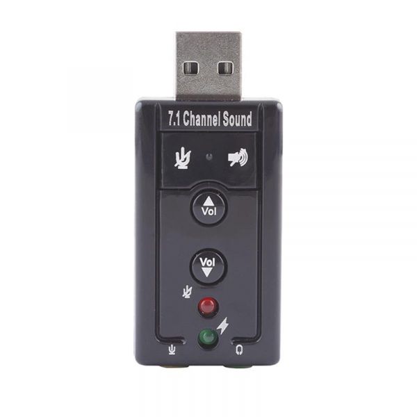     USB Gemix SC-02 sound card 7.1 -  1