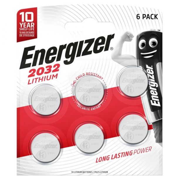 ��������� Energizer 2032 Lithium, CR2032 BL 6�� - �������� 1
