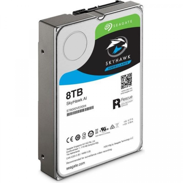 ����������� HDD SATA 8.0TB Seagate SkyHawk AI Surveillance 7200rpm 256MB (ST8000VE000) - �������� 2