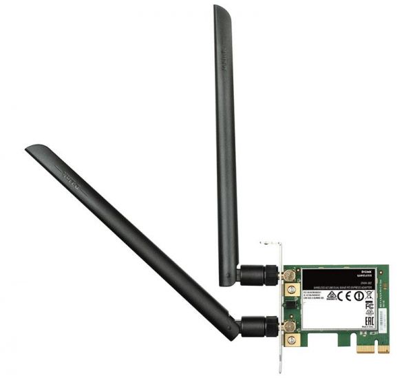   D-Link DWA-582 (AC1200, 2 , PCI-E) -  2