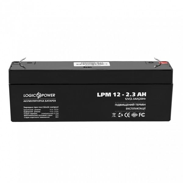      LogicPower LPM 12V 2.3AH (LPM 12 - 2.3 AH) AGM -  1