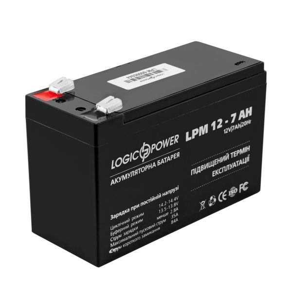 ������� ��� ��� �������������� ������� LogicPower LPM 12V 7.0AH (LPM 12 - 7.0 AH) AGM - �������� 2