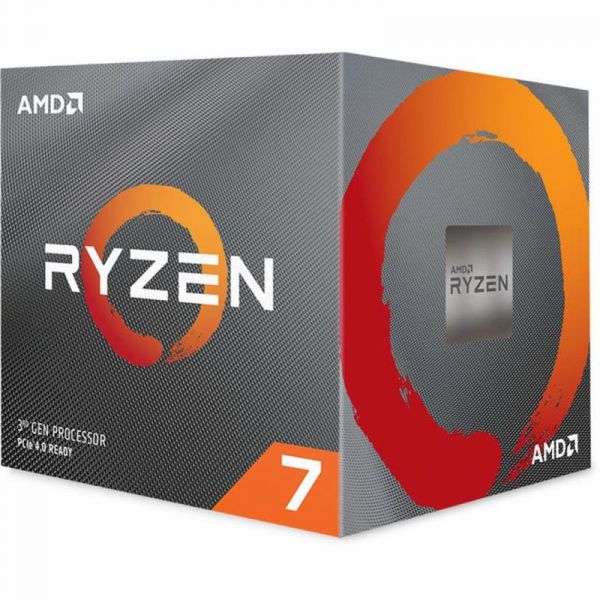  AMD (AM4) Ryzen 7 3800X, Box, 8x3.9 GHz (Turbo Boost 4.5 GHz), L3 32Mb, Matisse, 7 nm, TDP 105W,  ,  Wraith Prism with RGB LED (100-100000025BOX) -  1