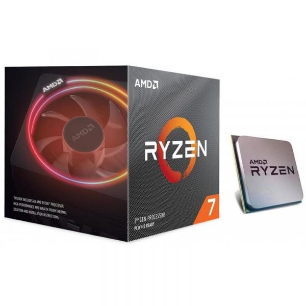  AMD (AM4) Ryzen 7 3800X, Box, 8x3.9 GHz (Turbo Boost 4.5 GHz), L3 32Mb, Matisse, 7 nm, TDP 105W,  ,  Wraith Prism with RGB LED (100-100000025BOX) -  4