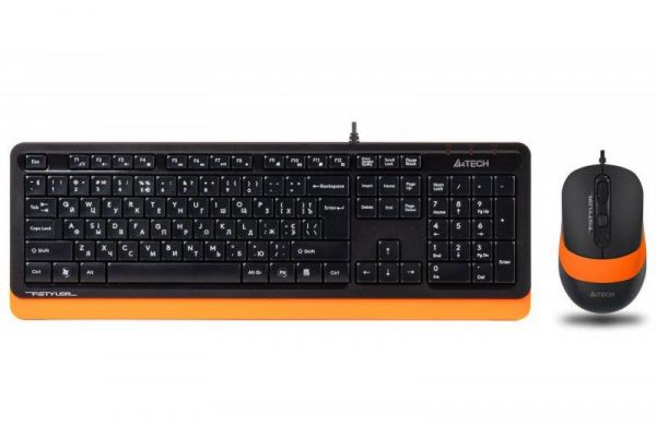  A4Tech F1010 (Orange) Fstyler +, Black+ Orange, USB -  1