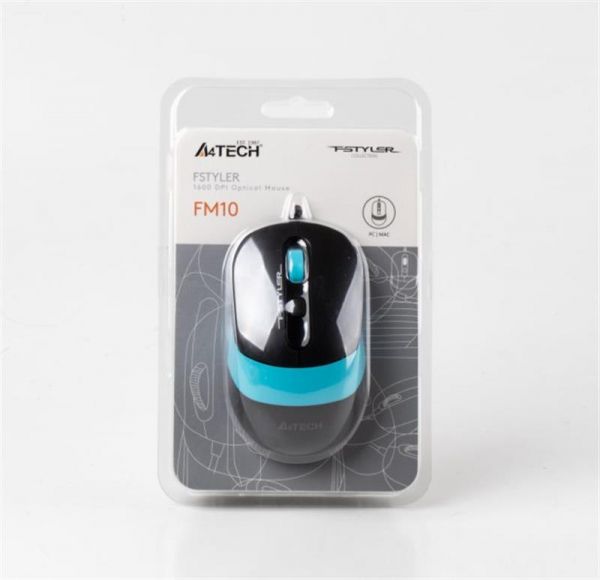  A4Tech FM10 Black/Blue USB -  4