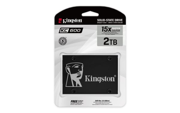 SSD  Kingston KC600 2TB 2.5" SATAIII 3D TLC (SKC600/2048G) -  4
