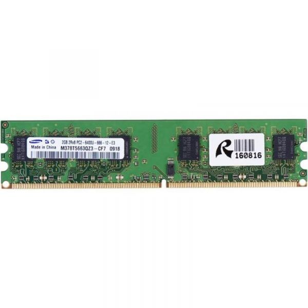  ` DDR2 2GB/800 Samsung (M378B5663QZ3-CF7/M378T5663QZ3-CF7) Refurbished -  1