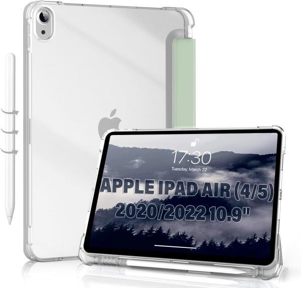 �����-������ BeCover Soft Edge � ��������� Apple Pencil ��� Apple iPad Air (4/5) 2020/2022 10.9" Green (711121) - �������� 2