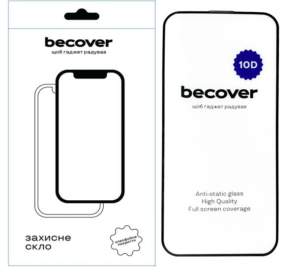   BeCover  Apple iPhone 15 Pro Max 10D Black (711332) -  2