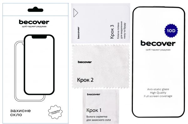   BeCover  Apple iPhone 15 Pro Max 10D Black (711332) -  3
