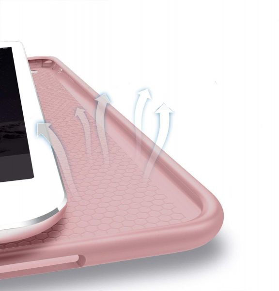 �e��� BeCover Tri Fold Soft TPU Silicone ��� Apple iPad Air 11" M2 2024 Pink (711410) - �������� 5