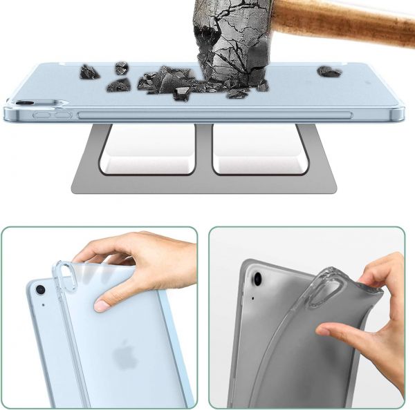 �e��� BeCover Tri Fold Hard ��� Apple iPad Air 11" M2 2024 Light Blue (711415) - �������� 4
