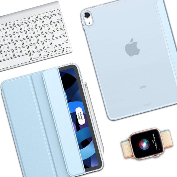 �e��� BeCover Tri Fold Hard ��� Apple iPad Air 11" M2 2024 Light Blue (711415) - �������� 5