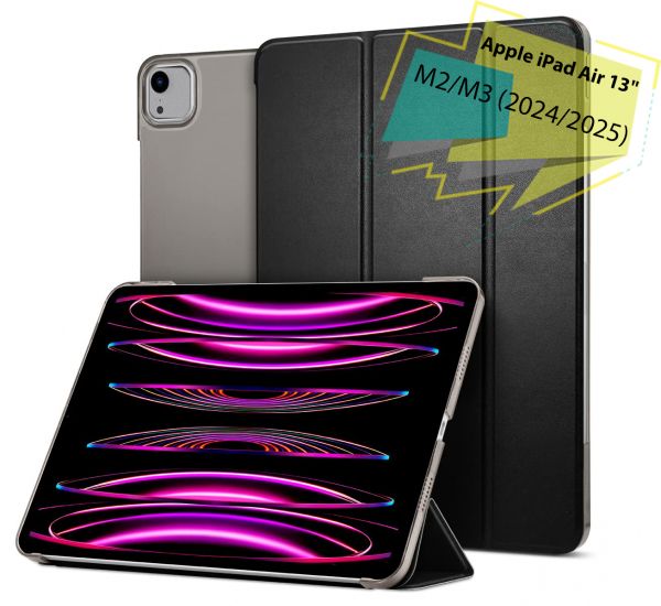  BeCover Tri Fold Hard  Apple iPad Air 13" M2 2024 Black (711471) -  2