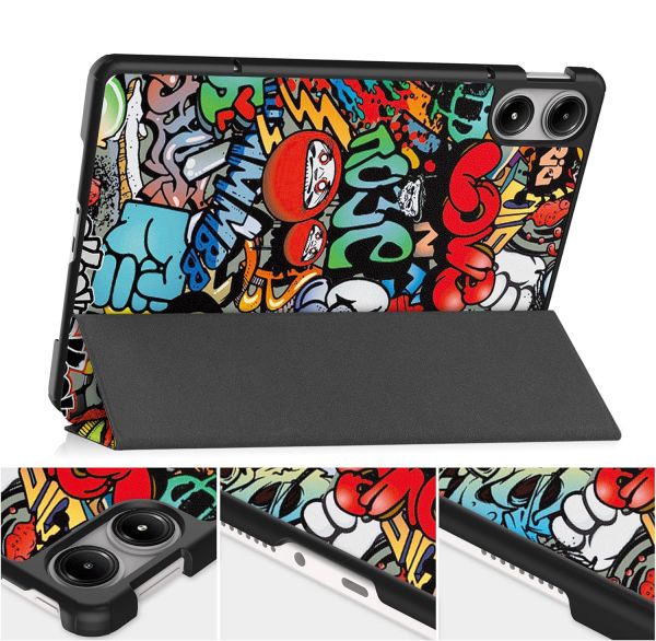 �����-������ BeCover Smart Case ��� Xiaomi Poco Pad 12.1" Graffiti (711569) - �������� 2