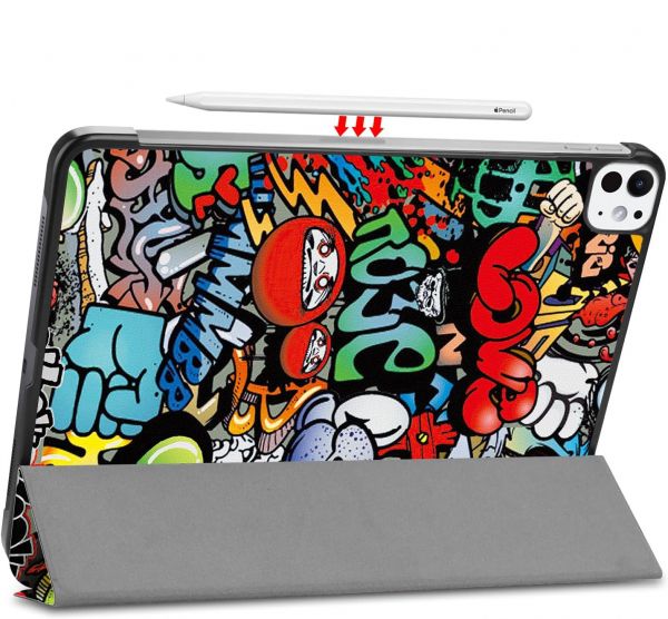 - BeCover Smart Case  Apple iPad Pro 11" M4 2024 Graffiti (711637) -  6