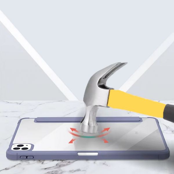 �e���-������ BeCover Soft Edge TPU � ���������� Apple Pencil ��� Apple iPad Pro 11" M4 2024 Purple (711716) - �������� 5