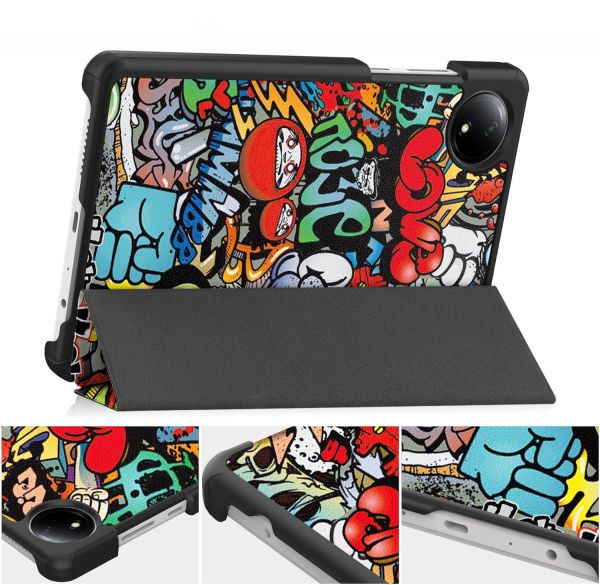 ����� BeCover Smart Case ��� Xiaomi Redmi Pad SE 8.7" Graffiti (711913) - �������� 2