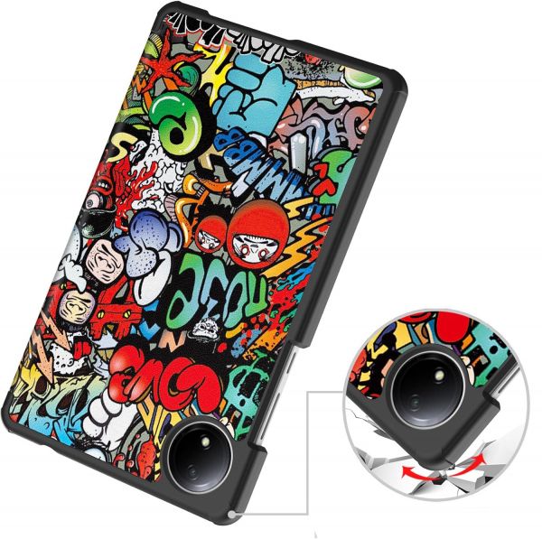 ����� BeCover Smart Case ��� Xiaomi Redmi Pad SE 8.7" Graffiti (711913) - �������� 3