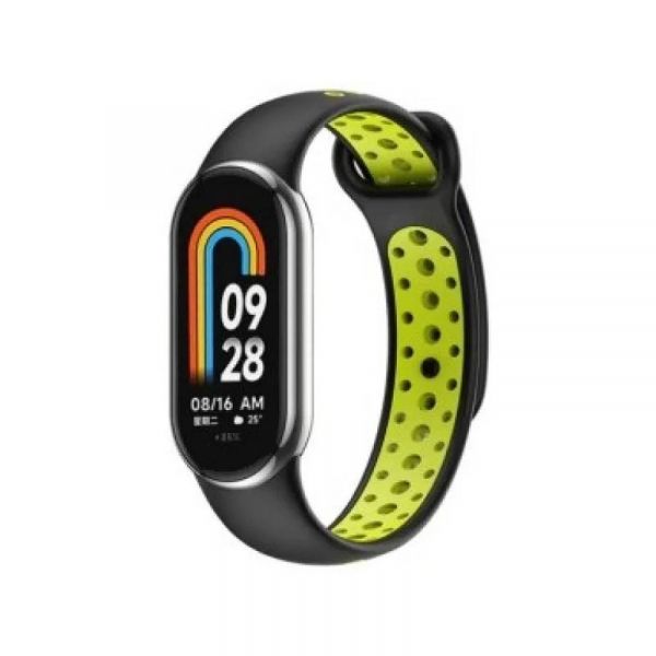 ������� BeCover Vents Style ��� Xiaomi Mi Smart Band 9 Black Green (711984) - �������� 1